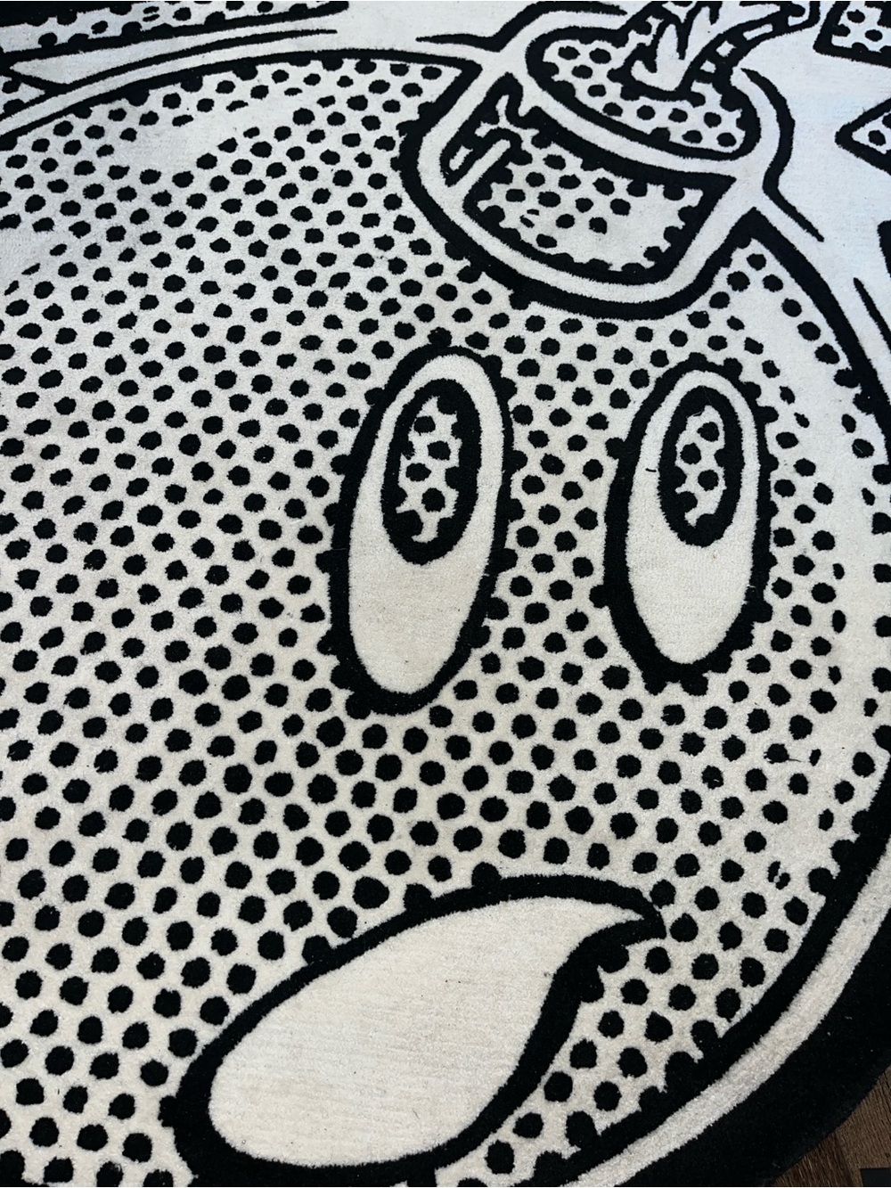The Hundreds Bomb Area Rug -Black & White - Picture 3 of 5